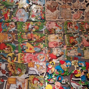 Glanzbilder Poesie Nostalgie, Zwerge, Märchen, 7 verschiedene Motive mit u. ohne  Glitter 7265, 7145, 7142, 7117, 7114, 7020, 7116, Freihoff