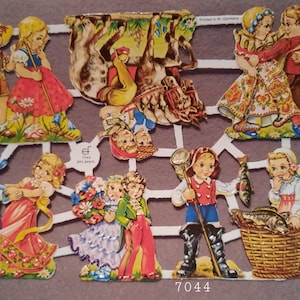 Glanzbilder Poesie Nostalgie, Kinder 50iger-60iger Jahre, Hochzeit, Trachten, Fasching, 7044, 7045, 7009, 7122,7147, 7042, Ernst Freihoff