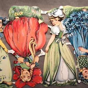 Glanzbilder Poesiebilder Blumenkinder, Elfen, Feen, Märchen, Glitter,  7113
