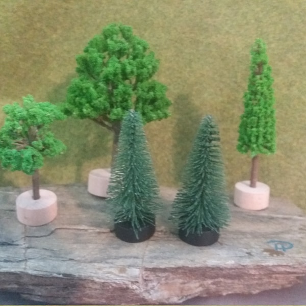 Miniaturen, Deko, Bäume, Modellbau, Baum, Tanne, Palme, Weide, Baum blühend, Geldgeschenke