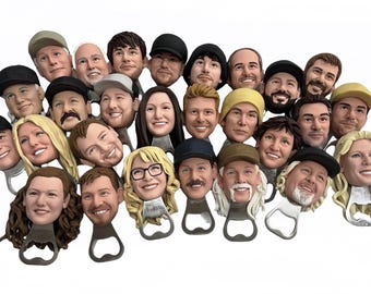 Bobble Head Bottle Opener - Christmas Custom Corporate Gifts, Employee Gift, Sports Team Gifts, Team Appreciation, Employee Thank You Gifts