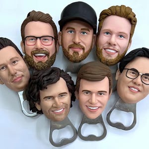 Groomsmen Gifts Collectable 1-30 set Bobblehead Bottle Openers Groom Gift  best man gifts Groomsmen Proposal funny Bridesmaid Gift