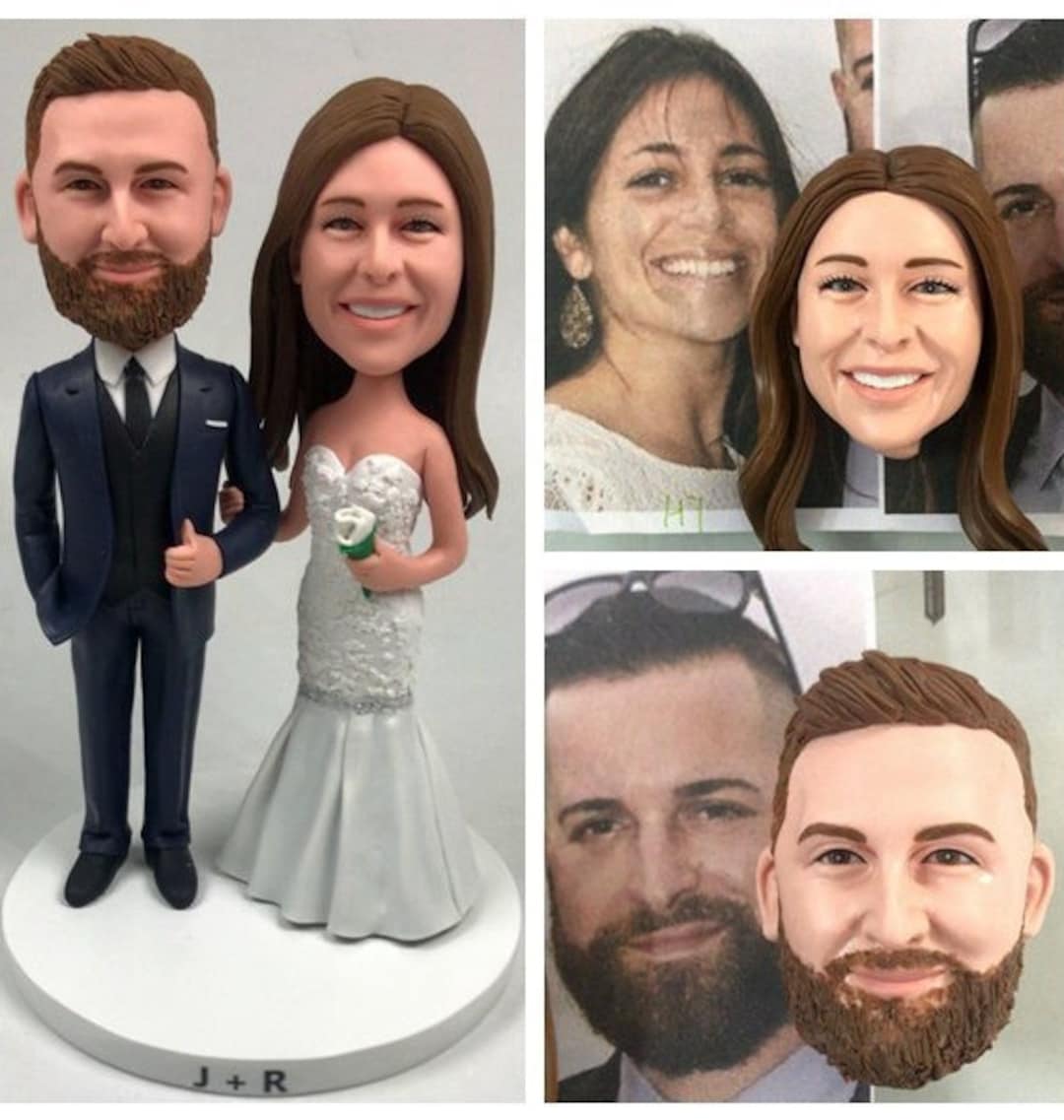 Custom Wedding Cake Toppers Figurines Personalized Made From Your Own