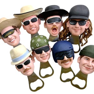 Groomsmen Gifts Bobbleheads Opener 1-20 set Bottle Openers Groomsmen Proposal Gift ideas best man gifts funny wedding gifts Groomsman gifts