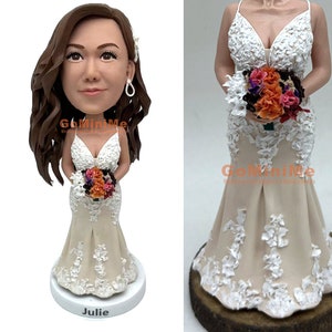 Bridesmaid Gifts Personalized bridesmaid gifts set of 1-15 Maid of Honor gifts bobbleheads bridesmaid gifts bobbleheads Figurines GM1628 image 4