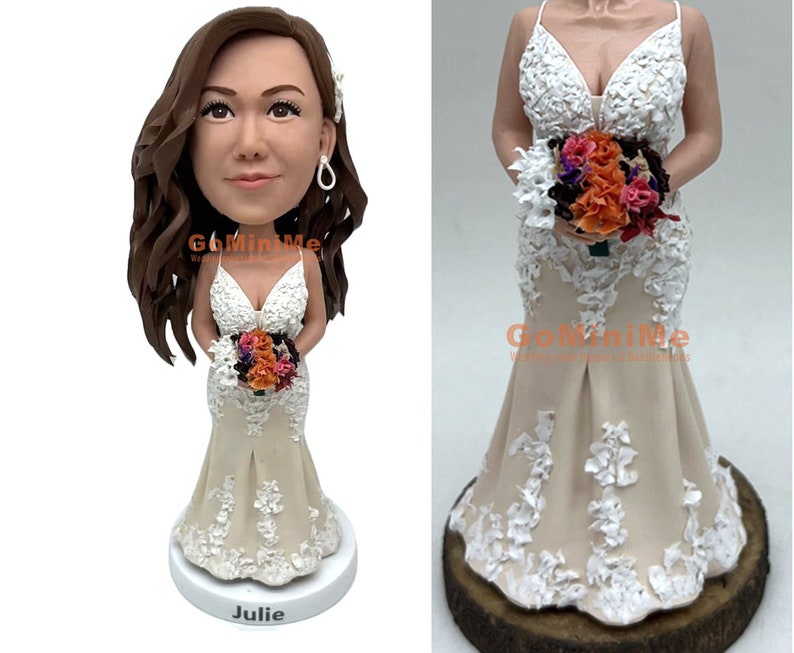 Bridesmaid Gifts Personalized bridesmaid gifts set of 1-15 Maid of Honor gifts bobbleheads bridesmaid gifts bobbleheads Figurines GM1628 image 4