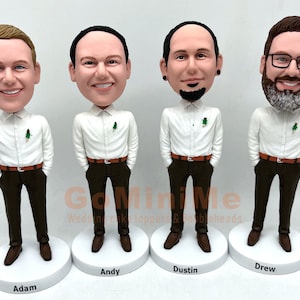 Groomsmen Gift set of 1-15 Groomsman bobble head Best man gifts Best men bobbleheads Groomsmen bobble head Groomsmen bobbleheads GM931