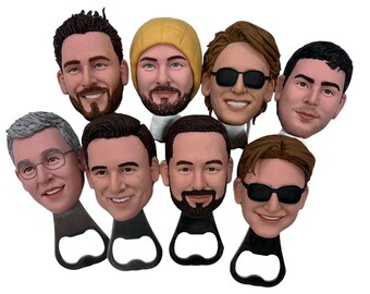 Personalized Groomsmen Gifts from Photo, Unique Bottle Opener Keepsake, Custom Best Man Gift, Funny Groomsman Gift, 5-10-Days Rush Available