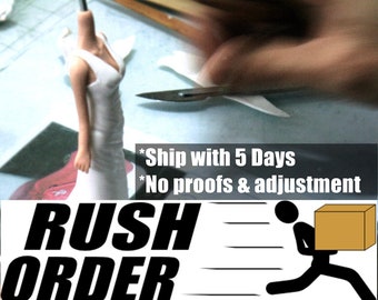 Rush Order Upgrade: Ships Within 5 Days - GoMiniMe (No Proofs)