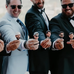 Custom Photo Bottle Opener for Groomsmen: Personalized Wedding Party Gifts, Matching Best Men, Bridal Party Favor, 5-10 Day Fast Rush Order image 3
