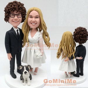 Custom Wedding Toppers Cake toppers wedding bobblehead custom Cake topper wedding figurine create your own personalized cake toppers GM431