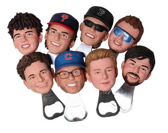 Personalized Groomsmen Gifts from Photo, Unique Bottle Opener Keepsake, Custom Best Man Gift, Funny Groomsman Gift, 5-10-Days Rush Available