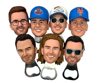 Personalized Groomsmen Gifts from Photo, Unique Bottle Opener Keepsake, Custom Best Man Gift, Funny Groomsman Gift, 5-10-Days Rush Available