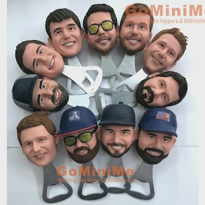 Custom Photo Bottle Opener for Groomsmen: Personalized Wedding Party Gifts, Matching Best Men, Bridal Party Favor, 5-10 Day Fast Rush Order image 7