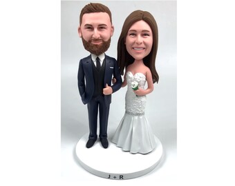 Custom Wedding Cake Toppers Figurines Personalized Wedding Toppers Made From Your Own