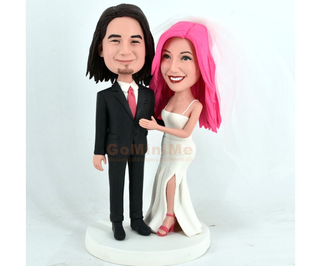 Personalized Cake Toppers Custom Wedding Cake Toppers Figurines ...