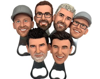 Personalized Groomsmen Gifts from Photo, Unique Bottle Opener Keepsake, Custom Best Man Gift, Funny Groomsman Gift, 5-10-Days Rush Available