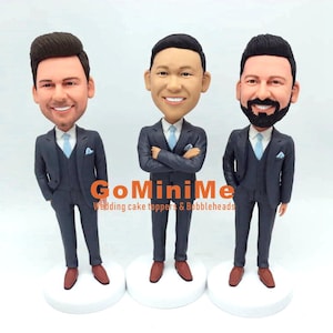 Groomsmen Gift set of 1-15 Groomsman bobble head Best man gifts Best men bobbleheads Groomsmen bobble head Wedding Party Gifts GM299