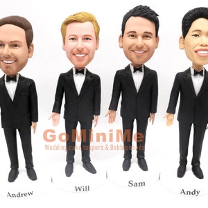 Groomsmen Gift set of 1-20 Groomsman bobble head Best man gifts Best men bobbleheads Groomsmen bobble head Groomsmen bobbleheads GM289