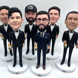 Groomsmen Gift set of 1-20 Groomsman bobble head Best man gifts Best men bobbleheads Groomsmen bobble head Groomsmen bobbleheads GM1442
