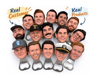 Personalized Groomsmen Bottle Opener Set – Custom 304 Stainless Steel Gifts (5-10 Day Rush)