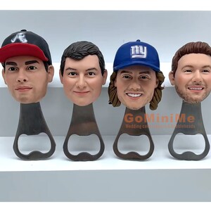 Groomsmen Gifts Best Man Gifts 1-40 set Personalized Bobbleheads Bottle Openers / Funny Handmade Gifts For Groomsmen Employee Xmas Gifts