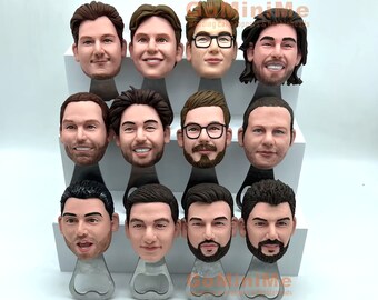 Groomsmen Gifts Best Man Gifts 1-40 set Personalized Bobbleheads Bottle Openers / Funny Handmade Gifts For Groomsmen Employee Xmas Gifts