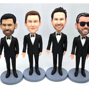 Groomsmen Gift Set 3-30 Groomsman bobble head Best man gifts, Groomsmen bobble head Groomsmen bobbleheads Quick 10 Day Rush Gominime GM6