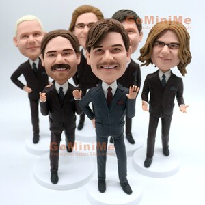 Groomsmen Gift set of 1-20 Groomsman bobble head Best man bobble head Groomsmen bobble head Wedding Gifts from groom to groomsmen