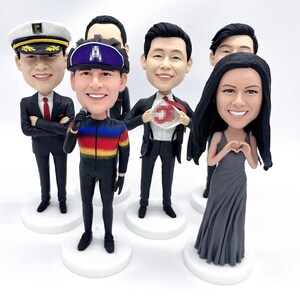 Bobbleheads Personalized Gifts, Handmade Miniature Doll From Photo, Team Bulk Bobbleheads, Employee Prizes Event Gifts Wedding Bobblehead