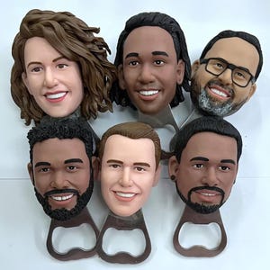 Useful Groomsmen Gifts 1-30 set Personalized Bobblehead Bottle Openers Groom Gift  best man gifts Groomsmen Proposal funny Wedding Gift