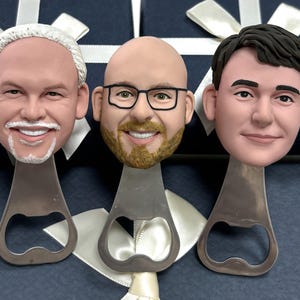 Groomsmen Gifts 3-30 set Personalized Bottle Openers With Gifts Box, Groomsman Gift From Photo, Wedding Gifts for Groomsman & Best Man Min3