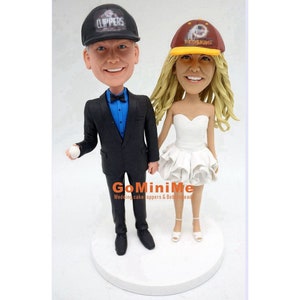 Personalized gifts for wedding gifts for groom bride Baseball fans create your own custom wedding cake toppers from photos