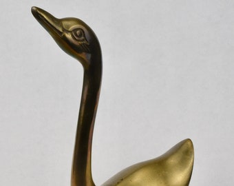 Brass Swan Figurine