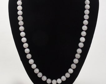 Rose Quartz Bead Necklace