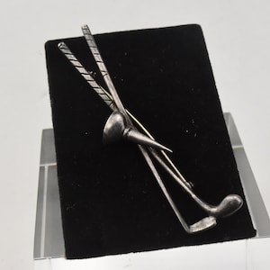 Sterling Silver Golf Brooch
