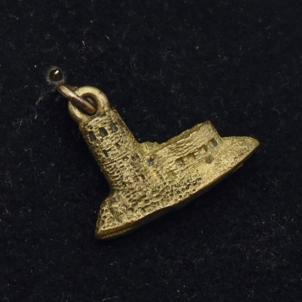 Vintage The Watchtower Grand Canyon Brass Charm