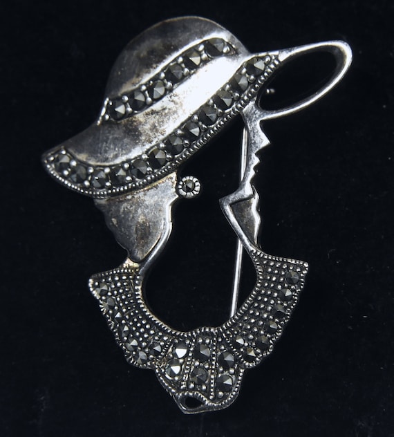 Broche Ancienne Pour Chapeau - Style Vintage Pour Dame - Occasion Avec Son Histoire