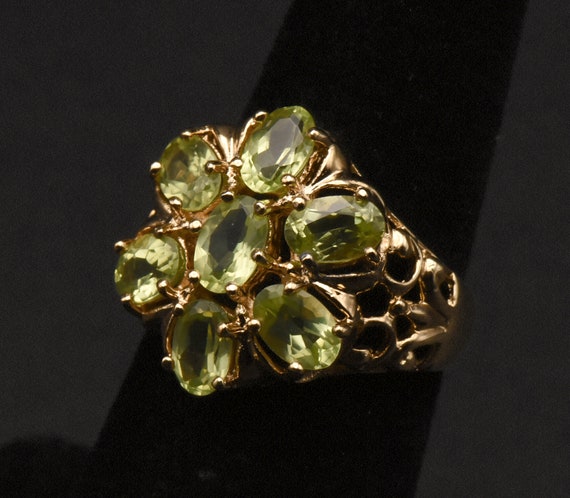 Ross-Simons - Vintage Peridot Vermeil Ring - Size… - image 2