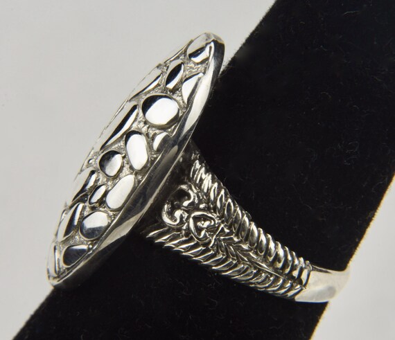 Sterling Silver Pebble Ring - image 4