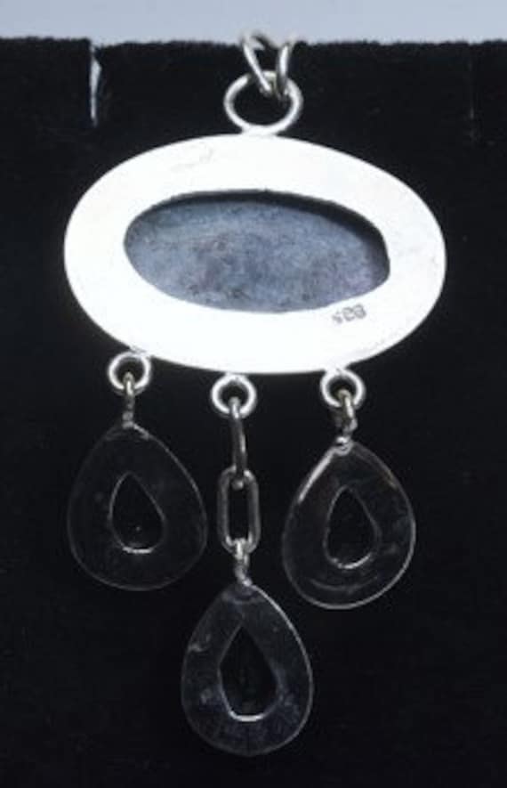 Stunning Ruby Fuschite and Kyanite Sterling Silve… - image 8