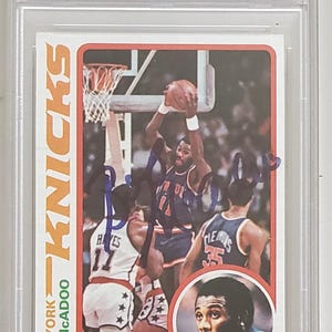 Bob McAdoo - Handsignierte 1978 Topps PSA / DNA-zertifizierte Basketballkarte