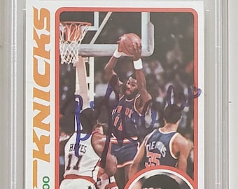 Bob McAdoo - Autographed 1978 Topps PSA/DNA Certified Basketball Card
