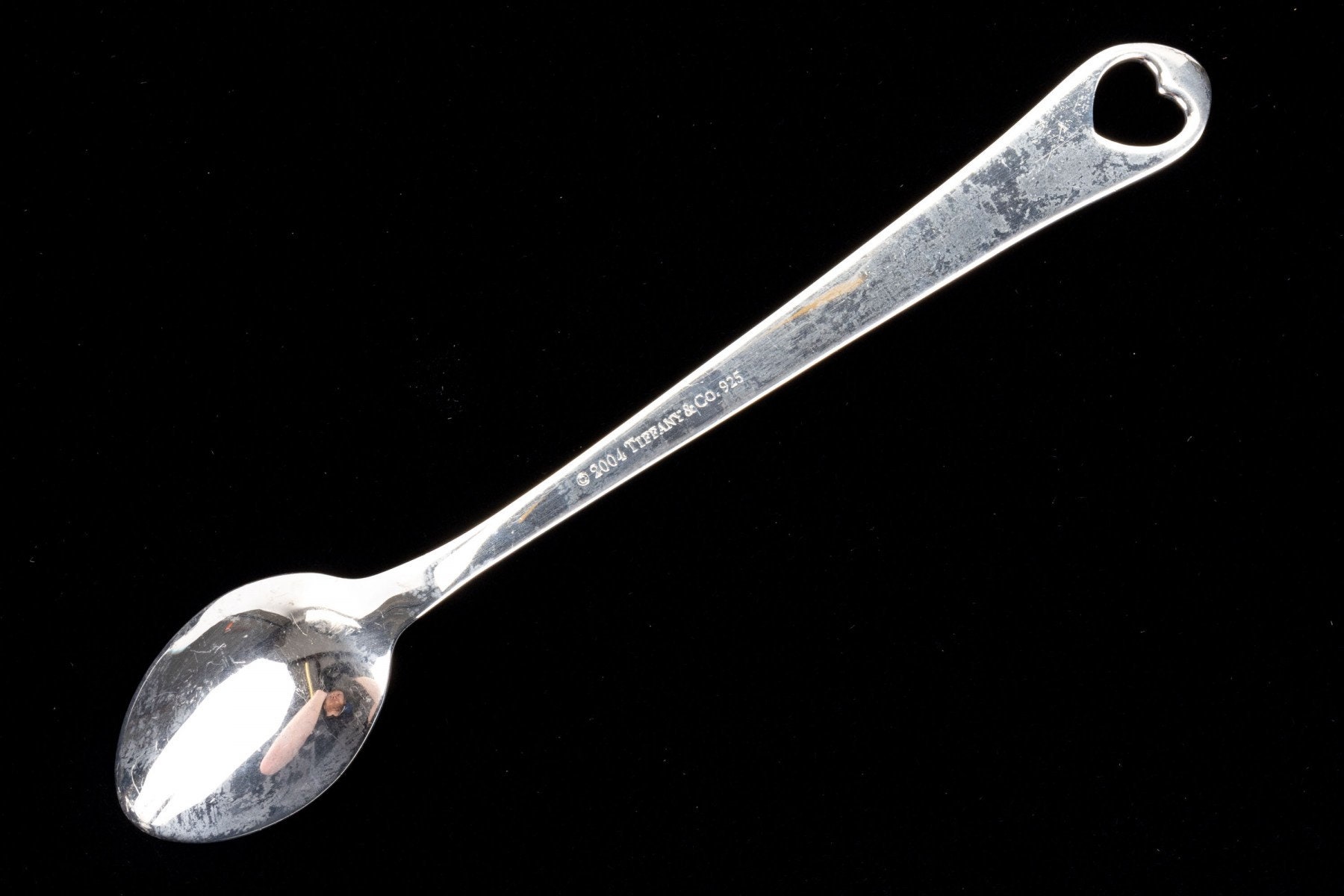 Tiffany & Co. Sterling Silver Heart Baby Spoon Etsy