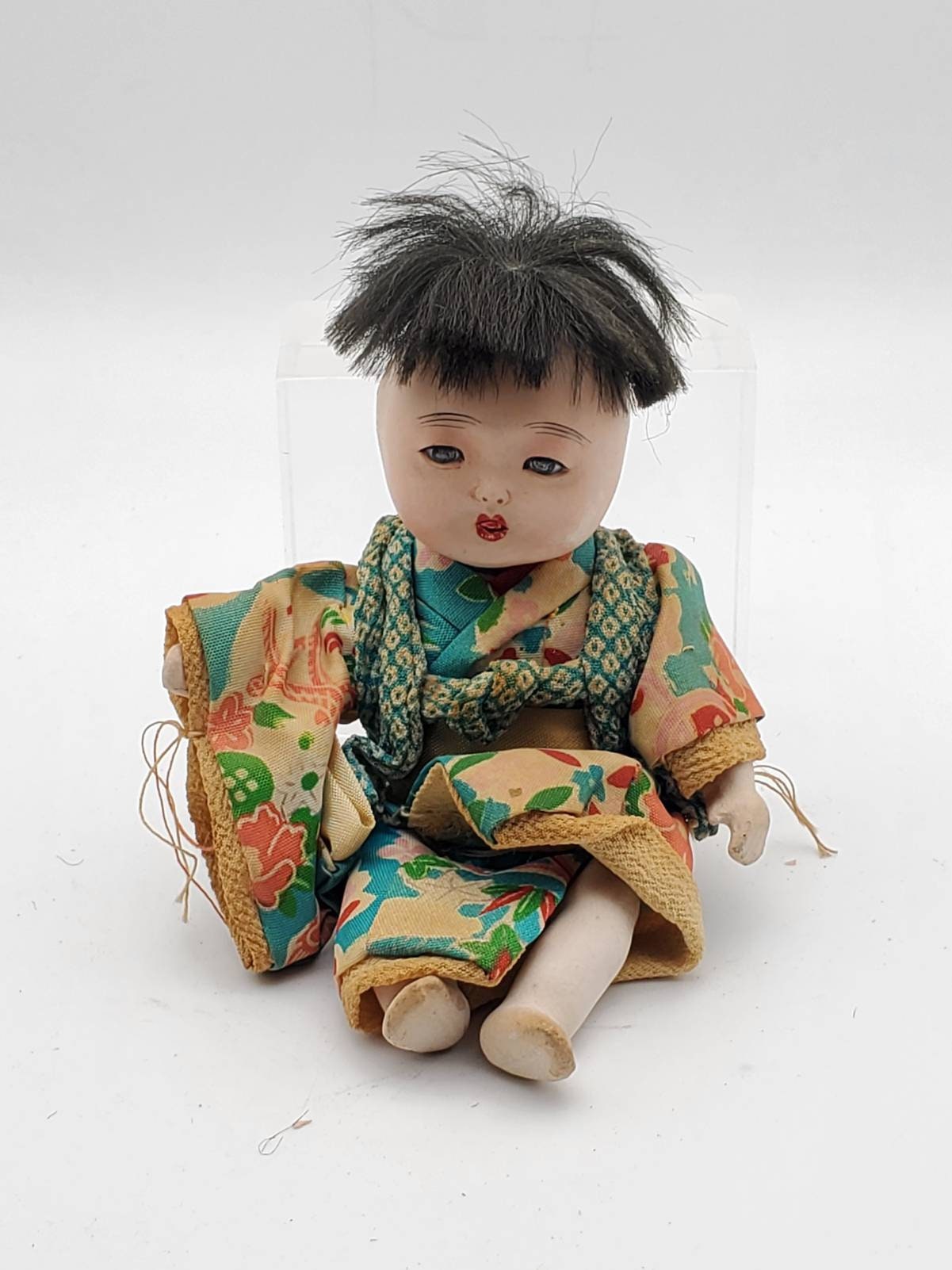 Vintage Japanese Plaster Doll - Etsy