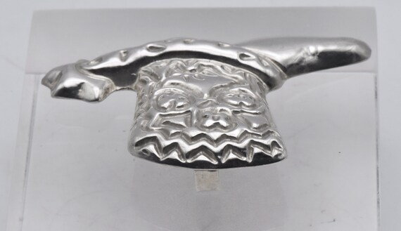 Vintage Handmade Mexican Sterling Silver Cowboy B… - image 8