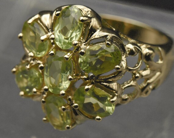 Ross-Simons - Vintage Peridot Vermeil Ring - Size… - image 9