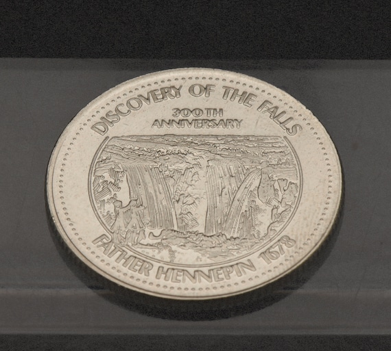 紀念幣 Niagara Falls 300th Anniversary of Discovery Metal Trade Dollar - Etsy
