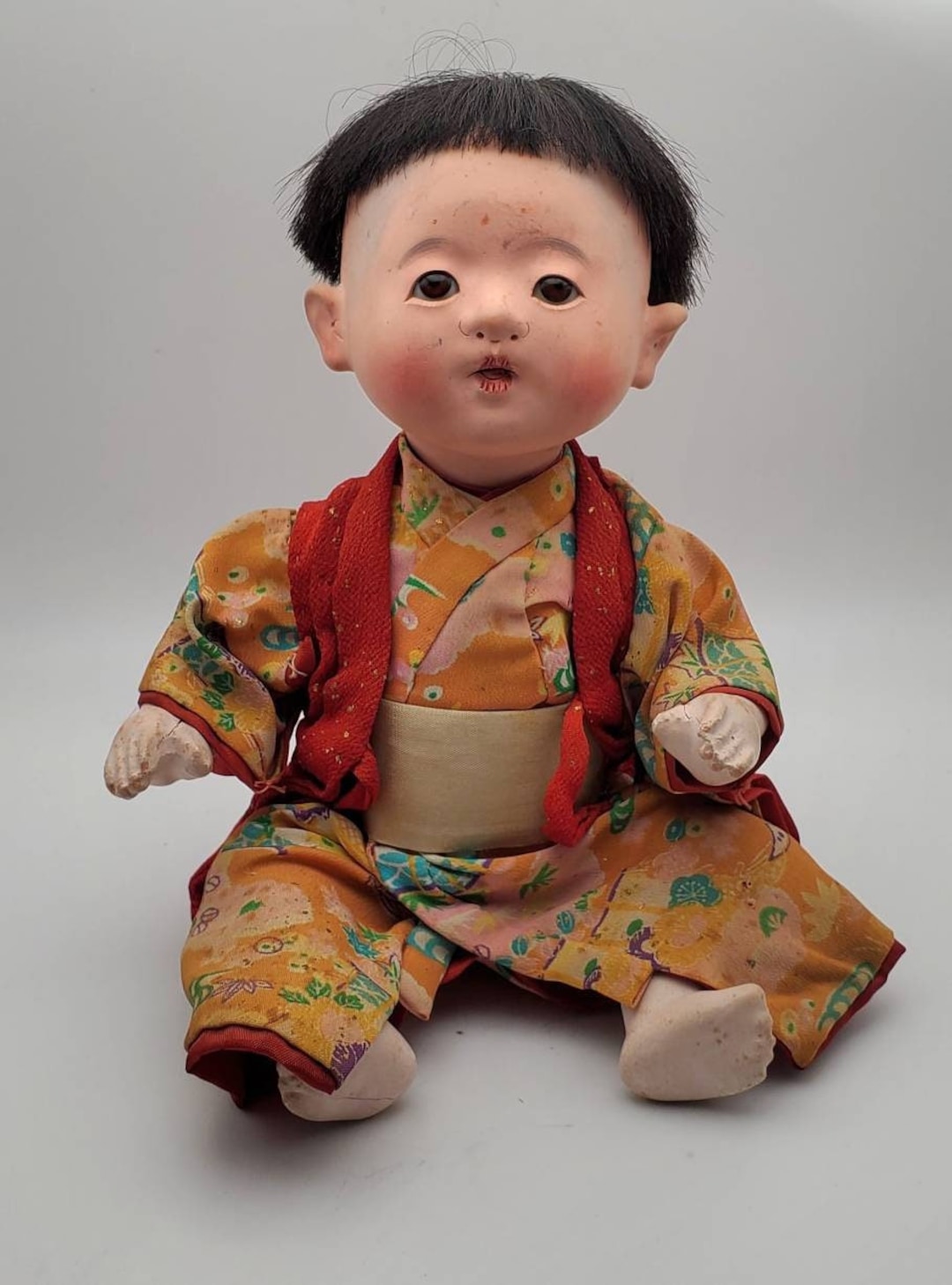 Vintage Porcelain Chinese Articulated Doll Etsy