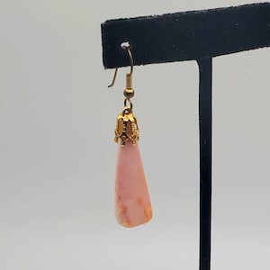 UNMATCHED Carved Conch Shell Dangle Pendant